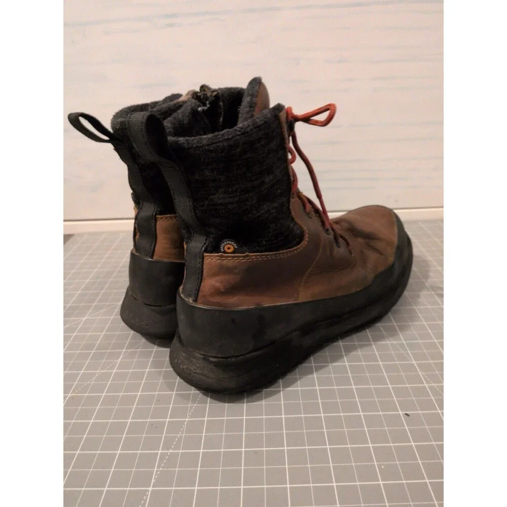 Bogs Womens's Dark Brown Arcada Urban Lace Up Boots US 9 Waterproof